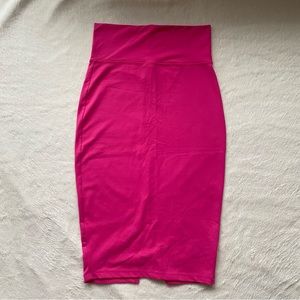 Bebe Pink High Waist Skirt Size Small